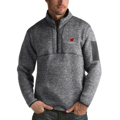 NCAA Wisconsin Badgers Fortune Half-Zip Sweatshirt