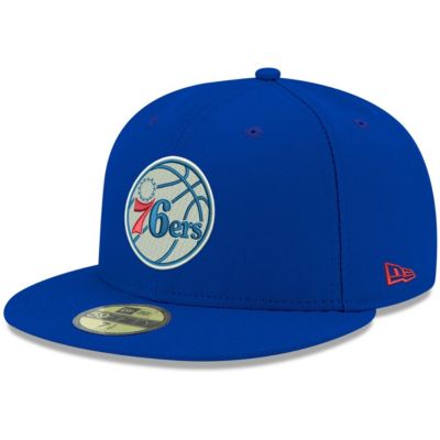 New Era Men's NBA Philadelphia 76ers Official Team Color 59FIFTY Fitted Hat