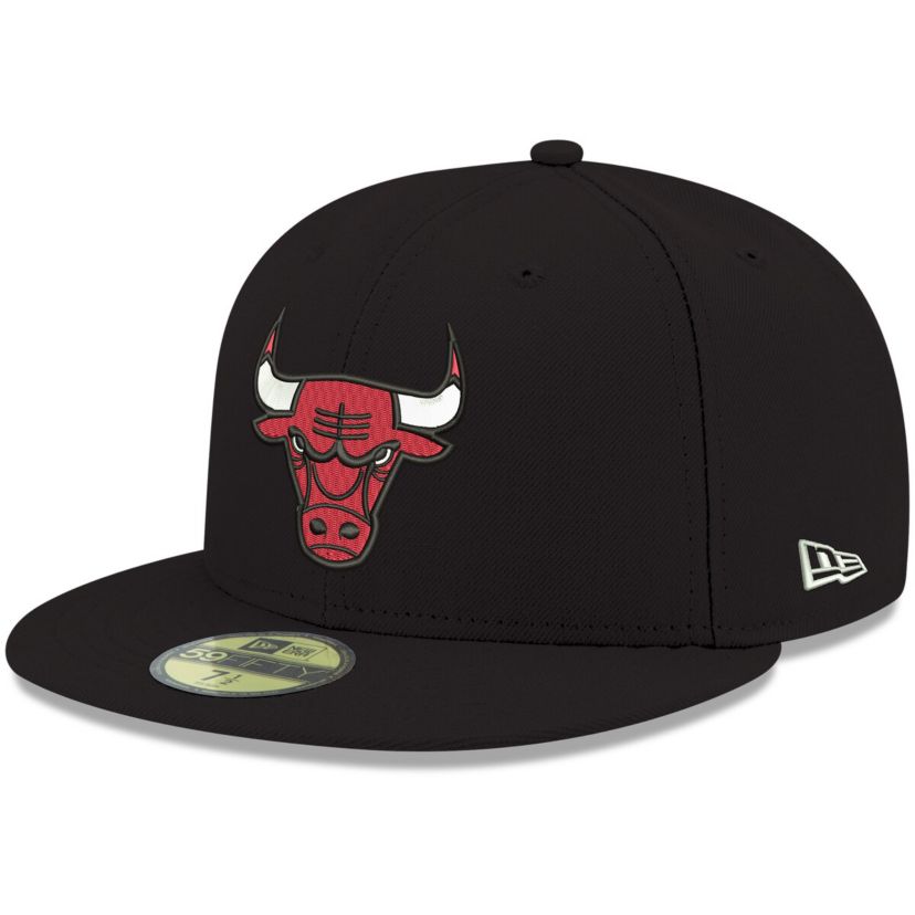 NBA Chicago Bulls Official Team Color 59FIFTY Fitted Hat