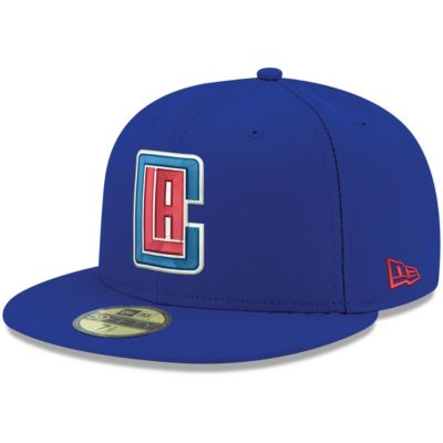 New Era Men's Los Angeles Clippers NBA LA Clippers Official Team Color 59FIFTY Fitted Hat, 7 5/8