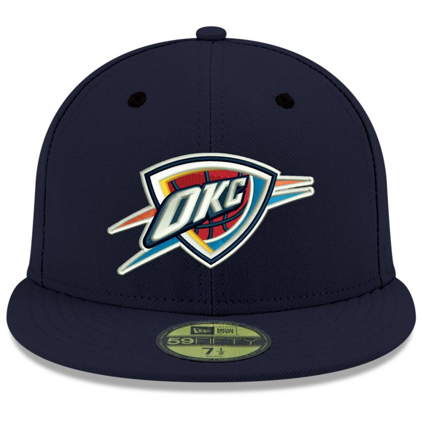 NBA Oklahoma City Thunder Official Team Color 59FIFTY Fitted Hat