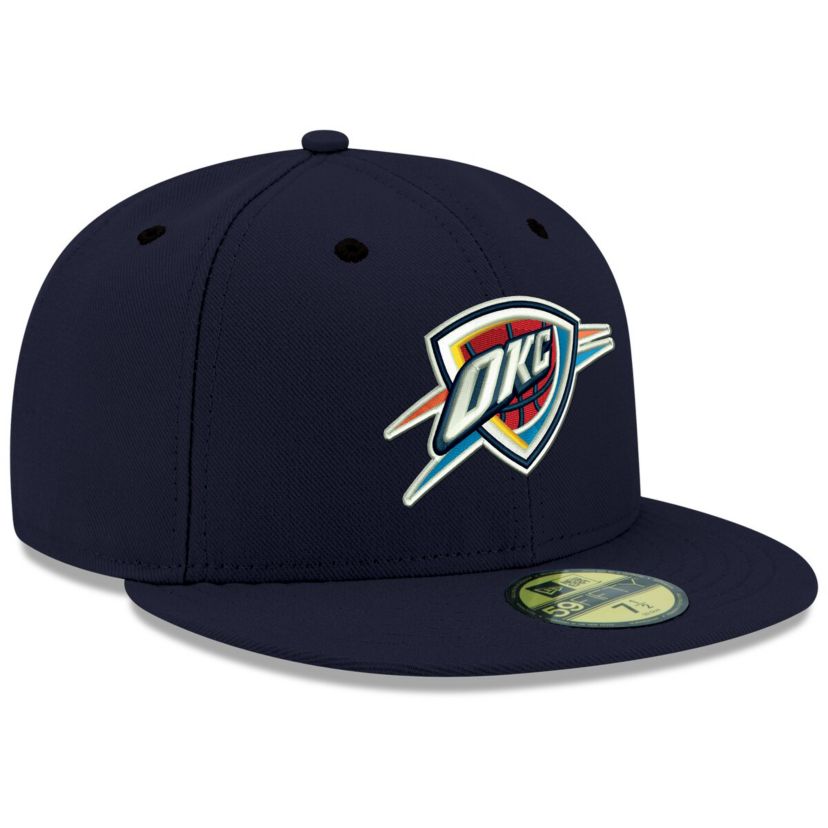 NBA Oklahoma City Thunder Official Team Color 59FIFTY Fitted Hat