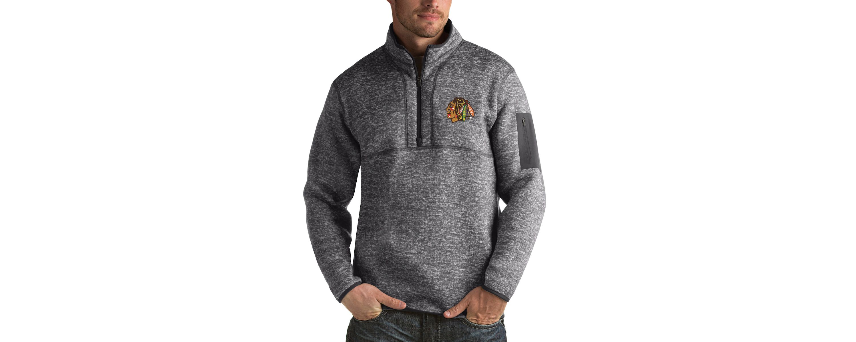 NHL Chicago Blackhawks Fortune 1/2-Zip Pullover Jacket
