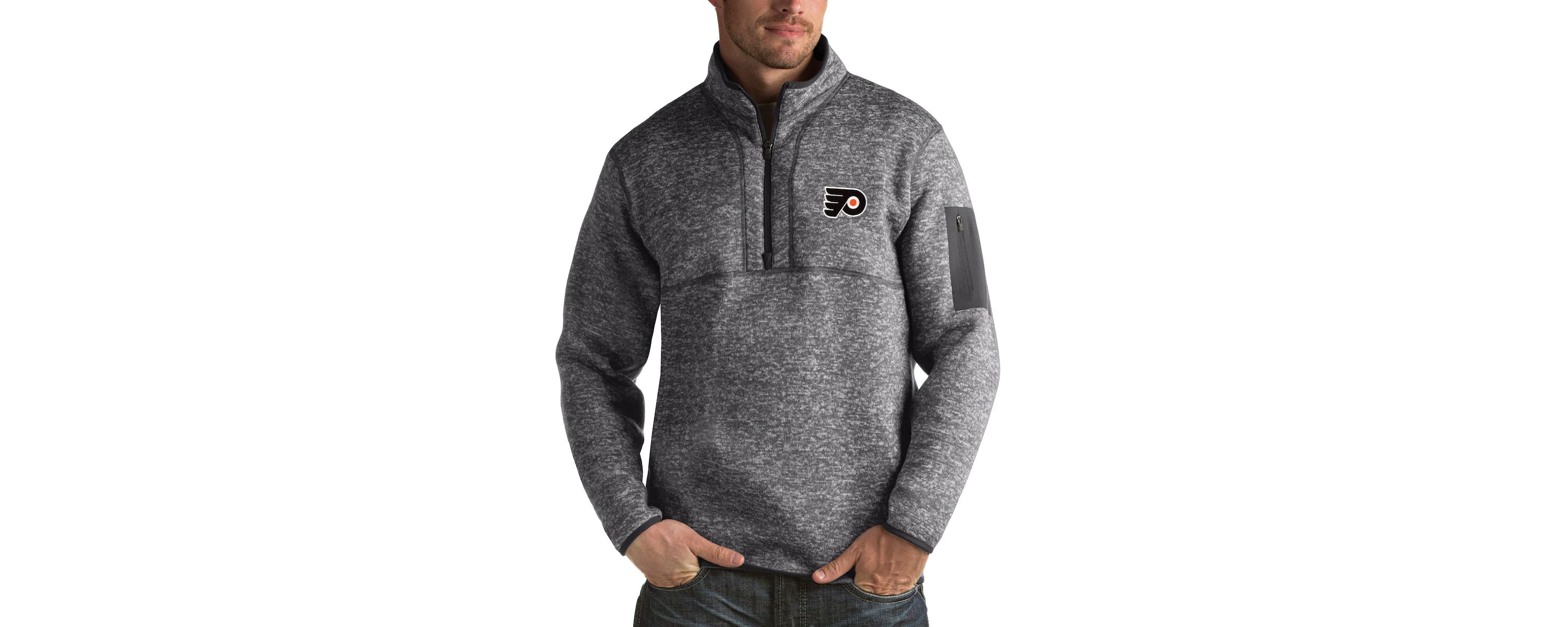 NHL Philadelphia Flyers Fortune 1/2-Zip Pullover Jacket