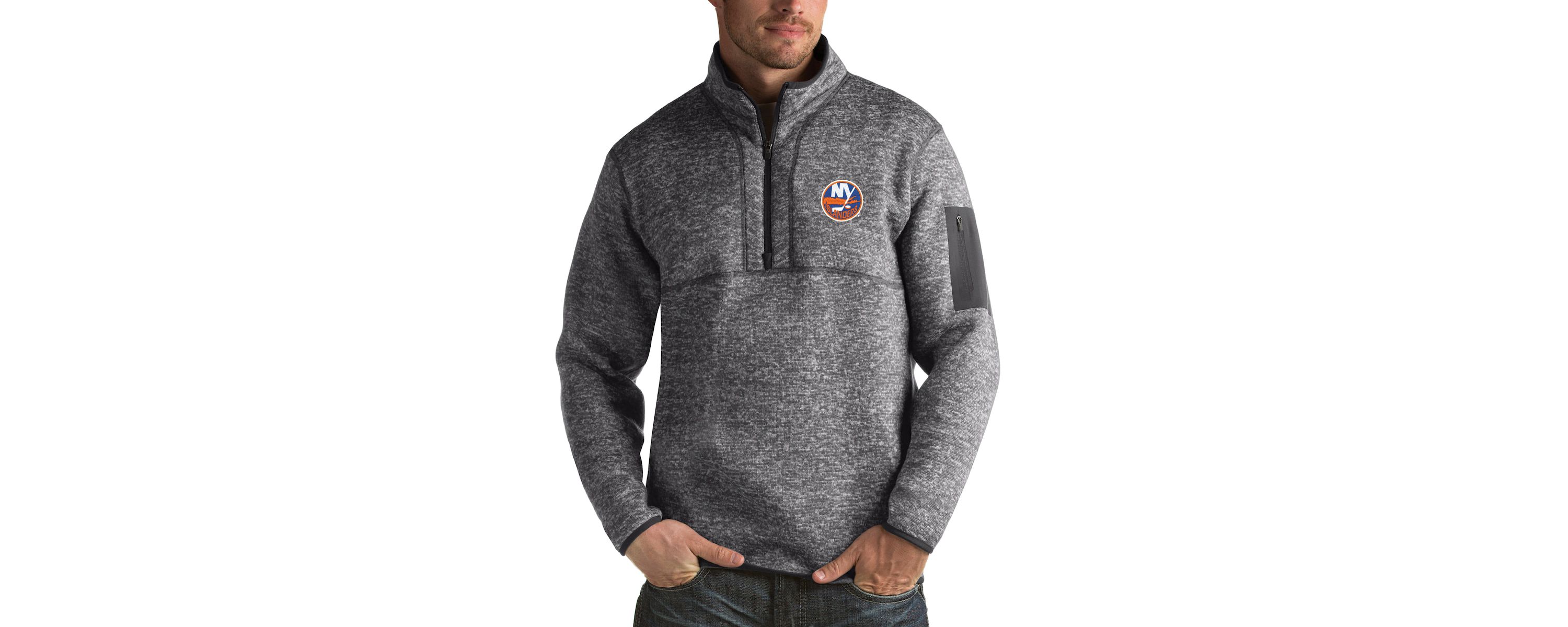 NHL New York Islanders Fortune 1/2-Zip Pullover Jacket