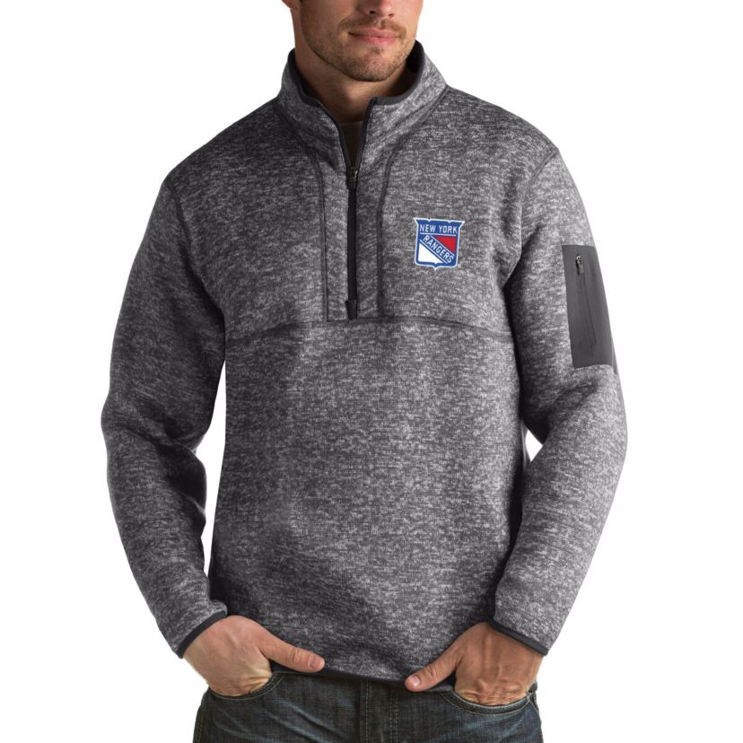 NHL New York Rangers Fortune 1/2-Zip Pullover Jacket