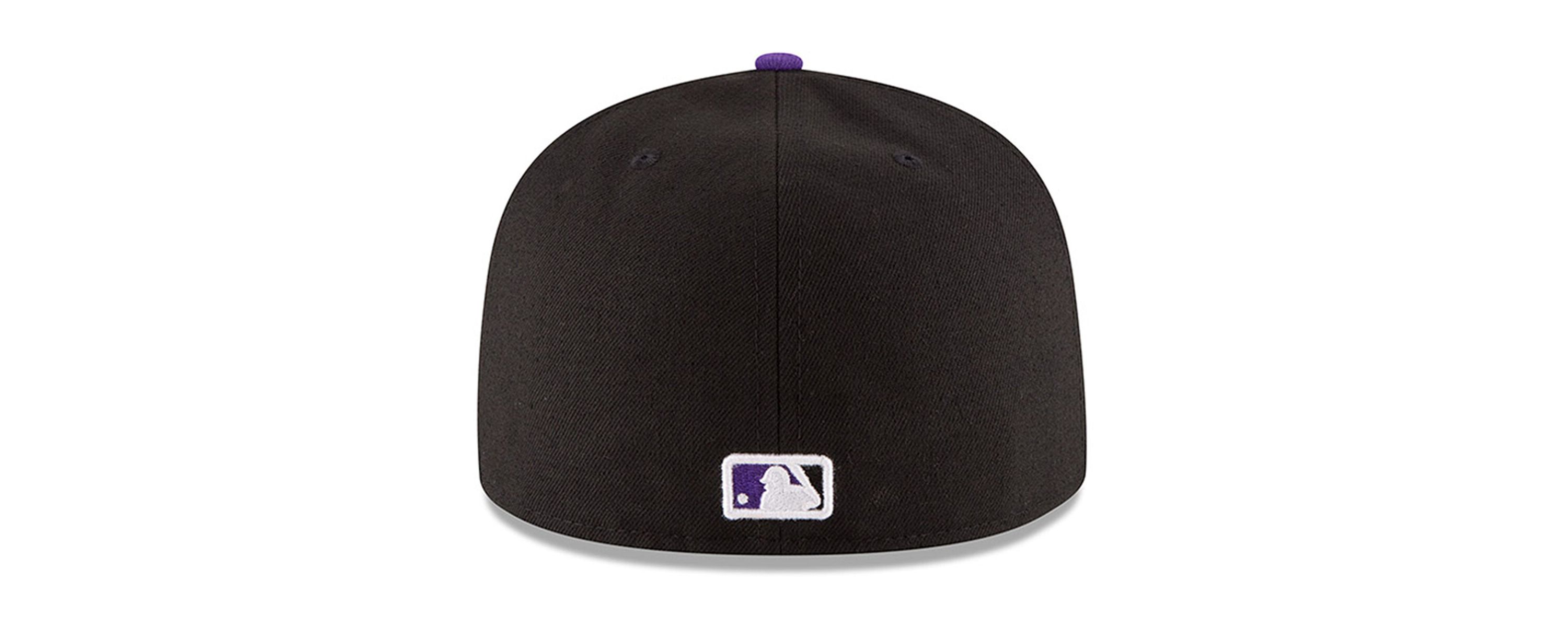 MLB Black/Purple Colorado Rockies Authentic Collection On Field 59FIFTY Structured Hat