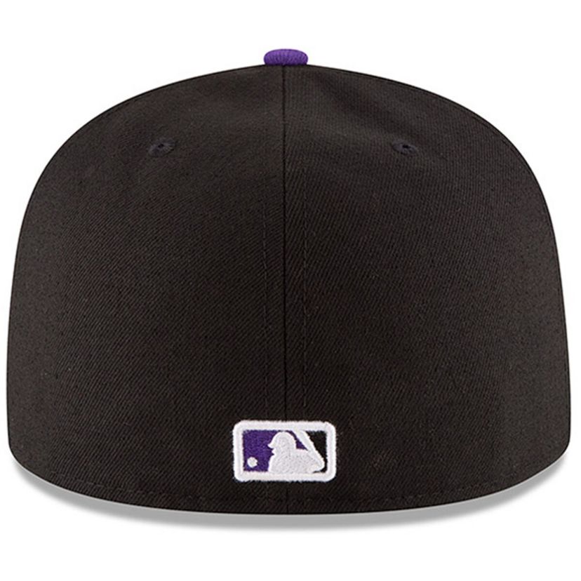 MLB Black/Purple Colorado Rockies Authentic Collection On Field 59FIFTY Structured Hat