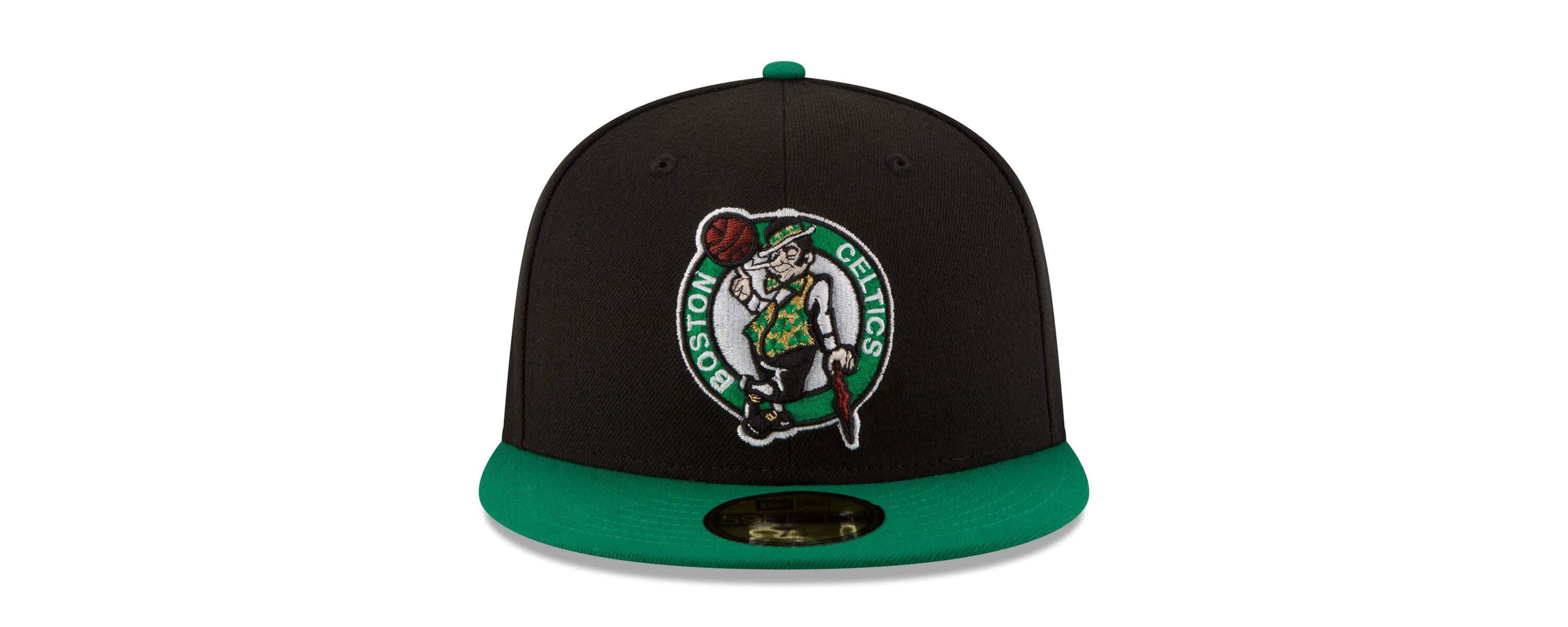 NBA Black/Green Boston Celtics Official Team Color 2Tone 59FIFTY Fitted Hat