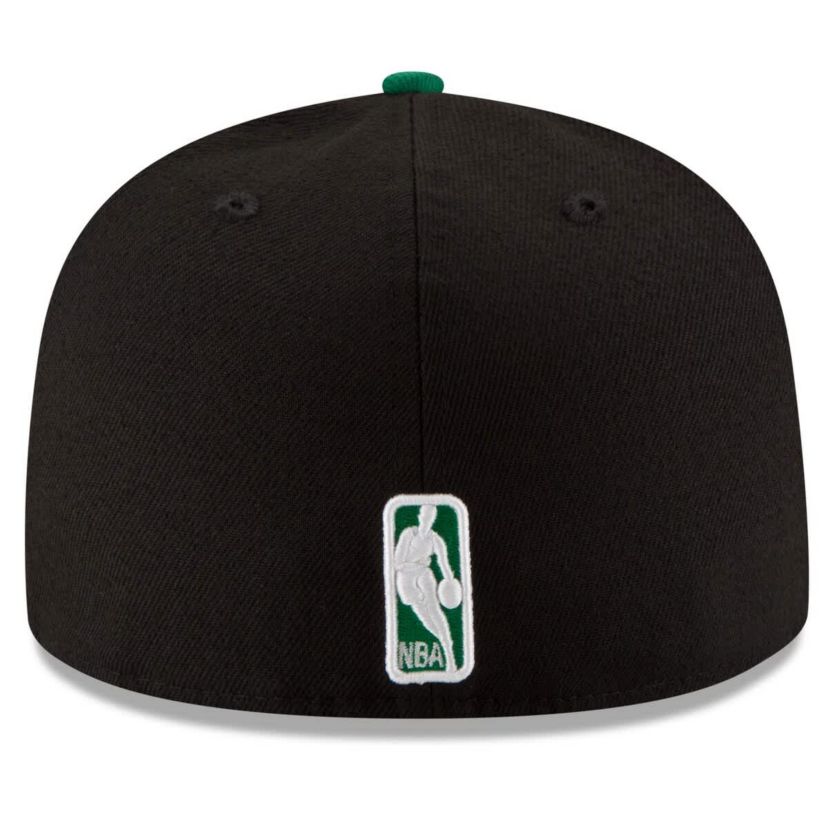 NBA Black/Green Boston Celtics Official Team Color 2Tone 59FIFTY Fitted Hat