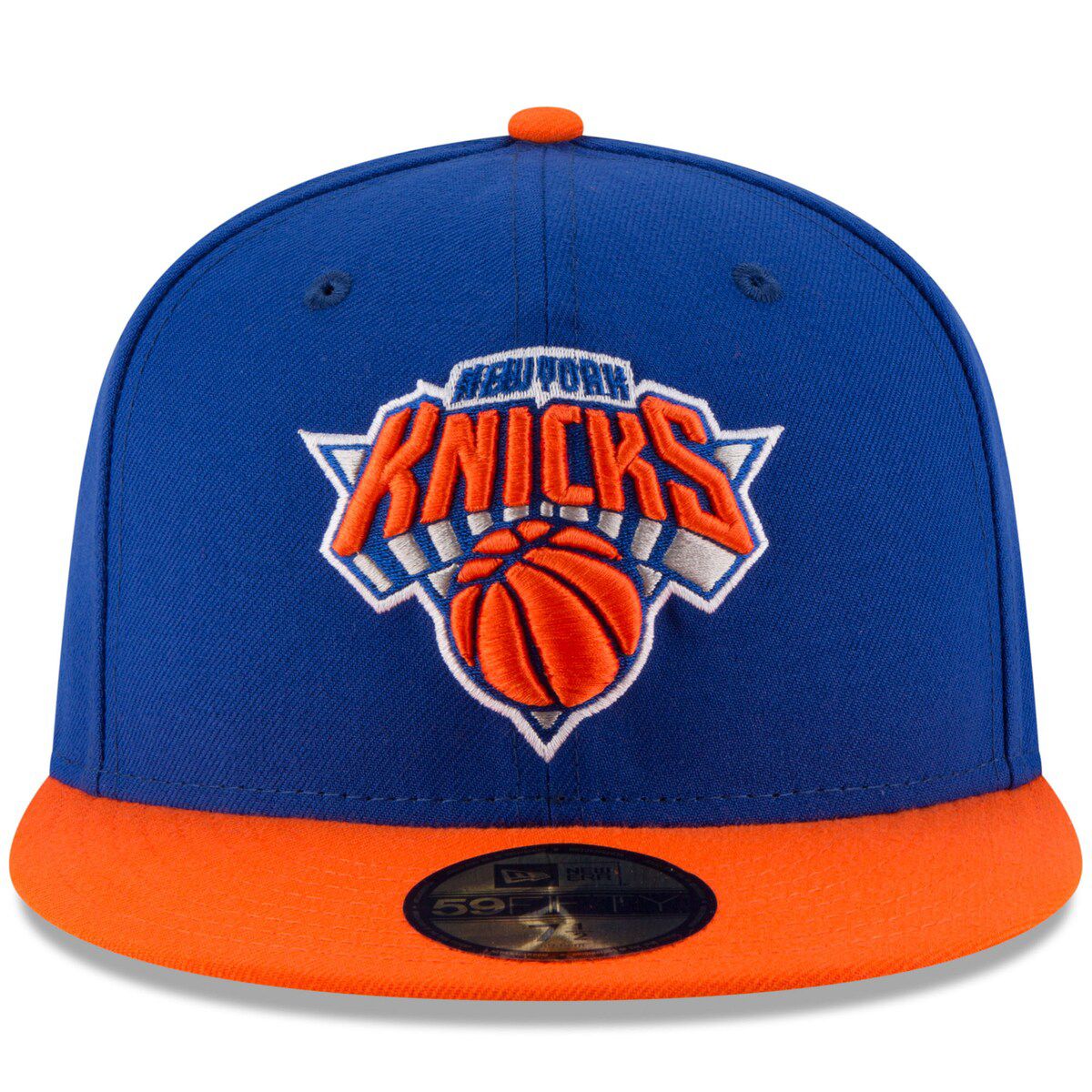 NBA Royal/Orange New York Knicks Official Team Color 2Tone 59FIFTY Fitted Hat