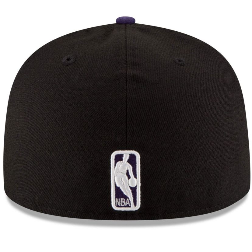 NBA Black/Purple Los Angeles Lakers Official Team Color 2Tone 59FIFTY Fitted Hat