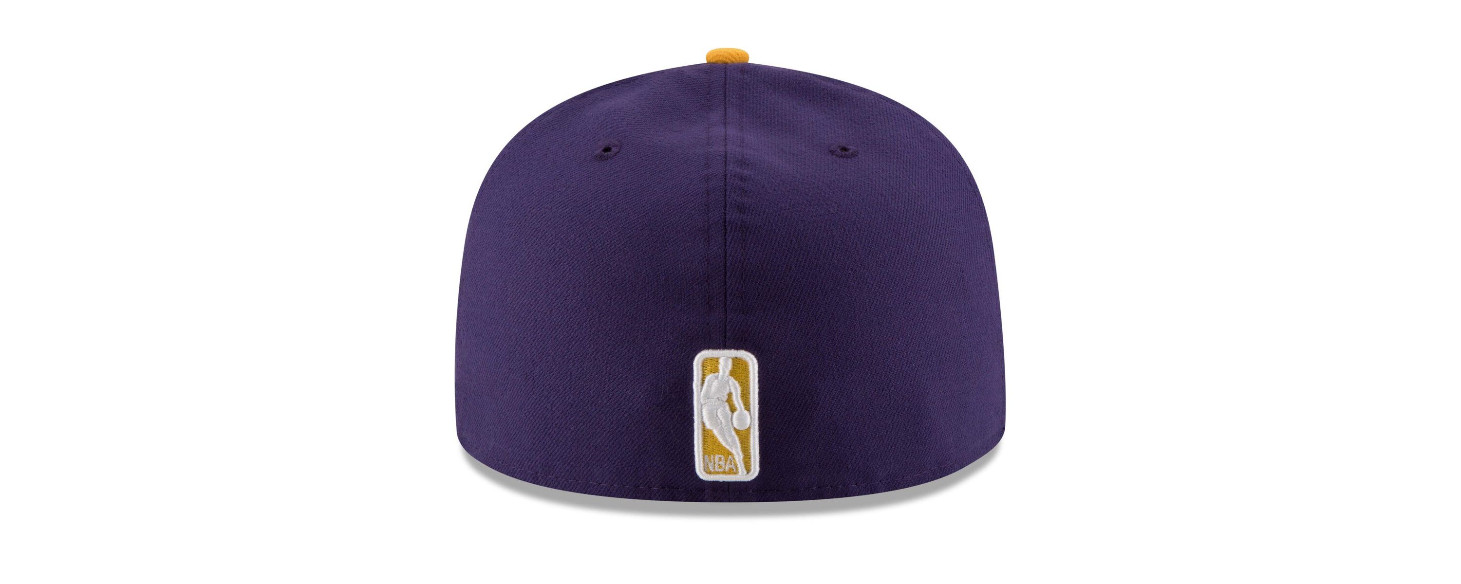 NBA Purple/Gold Los Angeles Lakers Official Team Color 2Tone 59FIFTY Fitted Hat