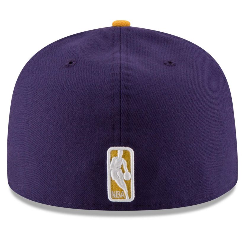 NBA Purple/Gold Los Angeles Lakers Official Team Color 2Tone 59FIFTY Fitted Hat