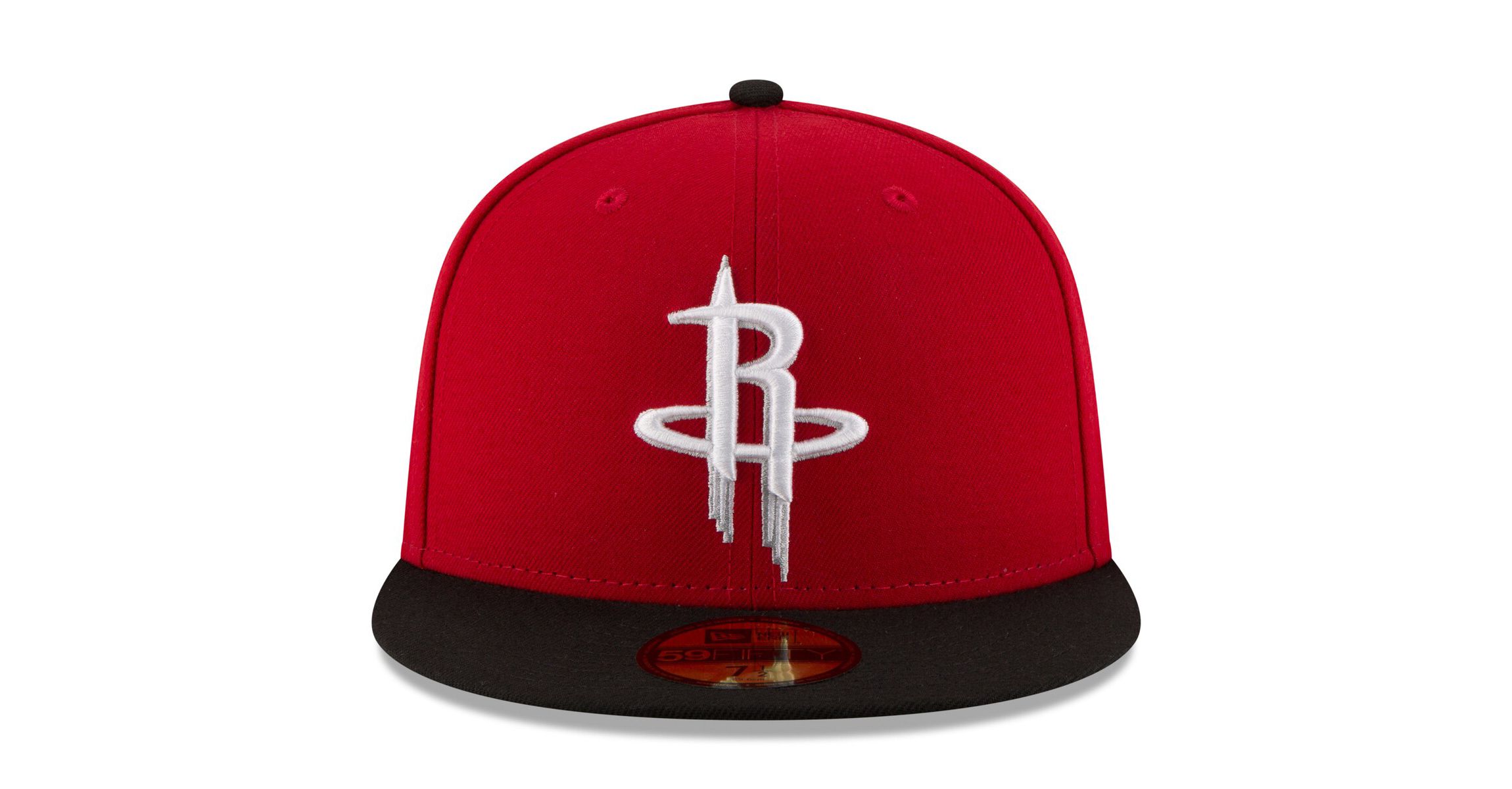 NBA Red/Black Houston Rockets Official Team Color 2Tone 59FIFTY Fitted Hat