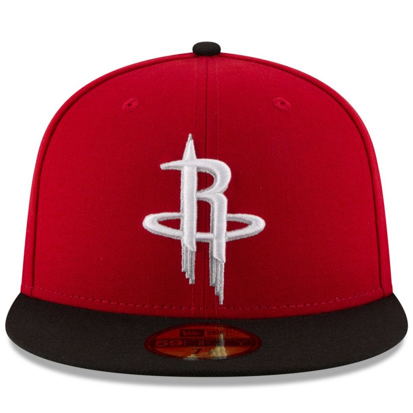 NBA Red/Black Houston Rockets Official Team Color 2Tone 59FIFTY Fitted Hat