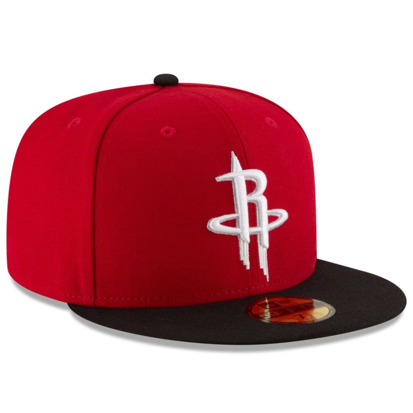 NBA Red/Black Houston Rockets Official Team Color 2Tone 59FIFTY Fitted Hat
