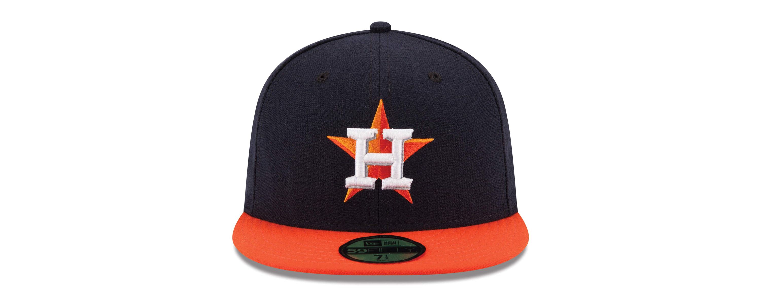 MLB Navy/Orange Houston Astros Road Authentic Collection On Field 59FIFTY Performance Fitted Hat