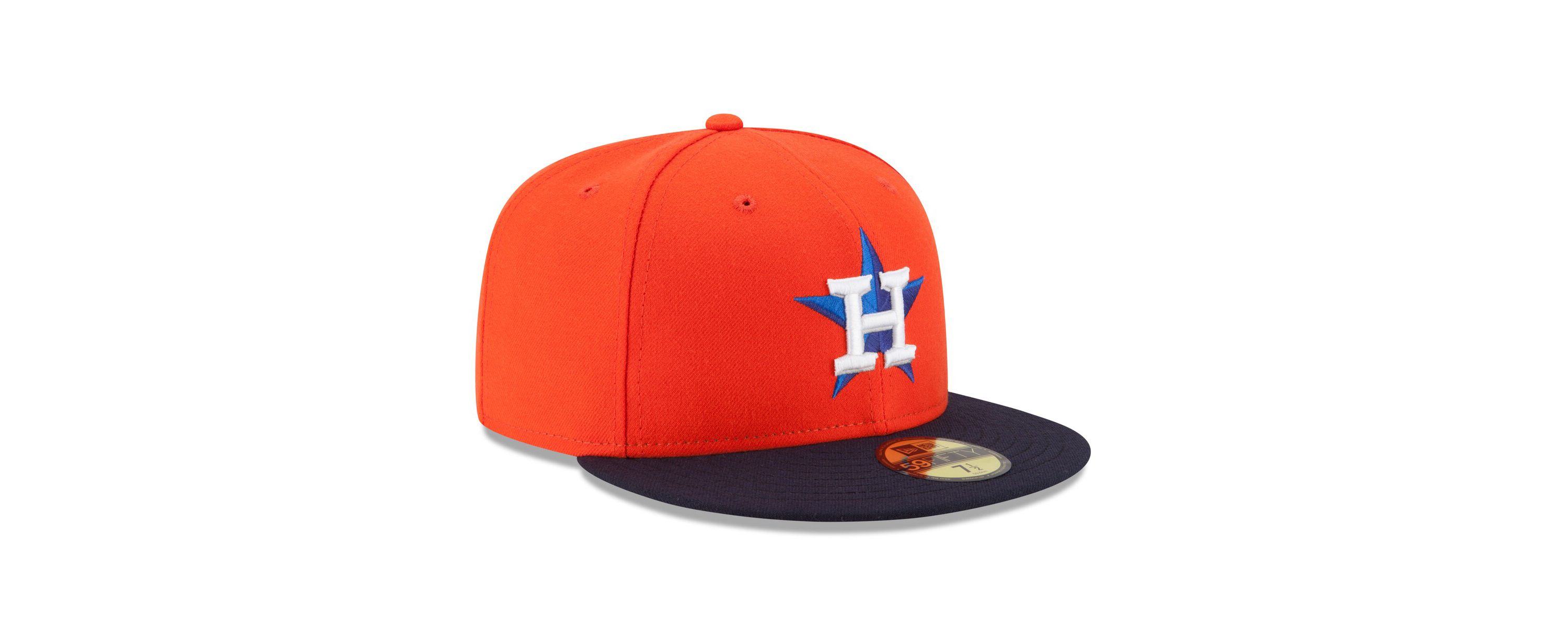 MLB Orange/Navy Houston Astros Alternate Authentic Collection On-Field 59FIFTY Fitted Hat