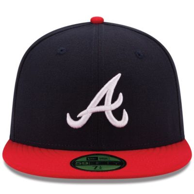 MLB Navy/Red Atlanta Braves Home Authentic Collection On-Field 59FIFTY Fitted Hat