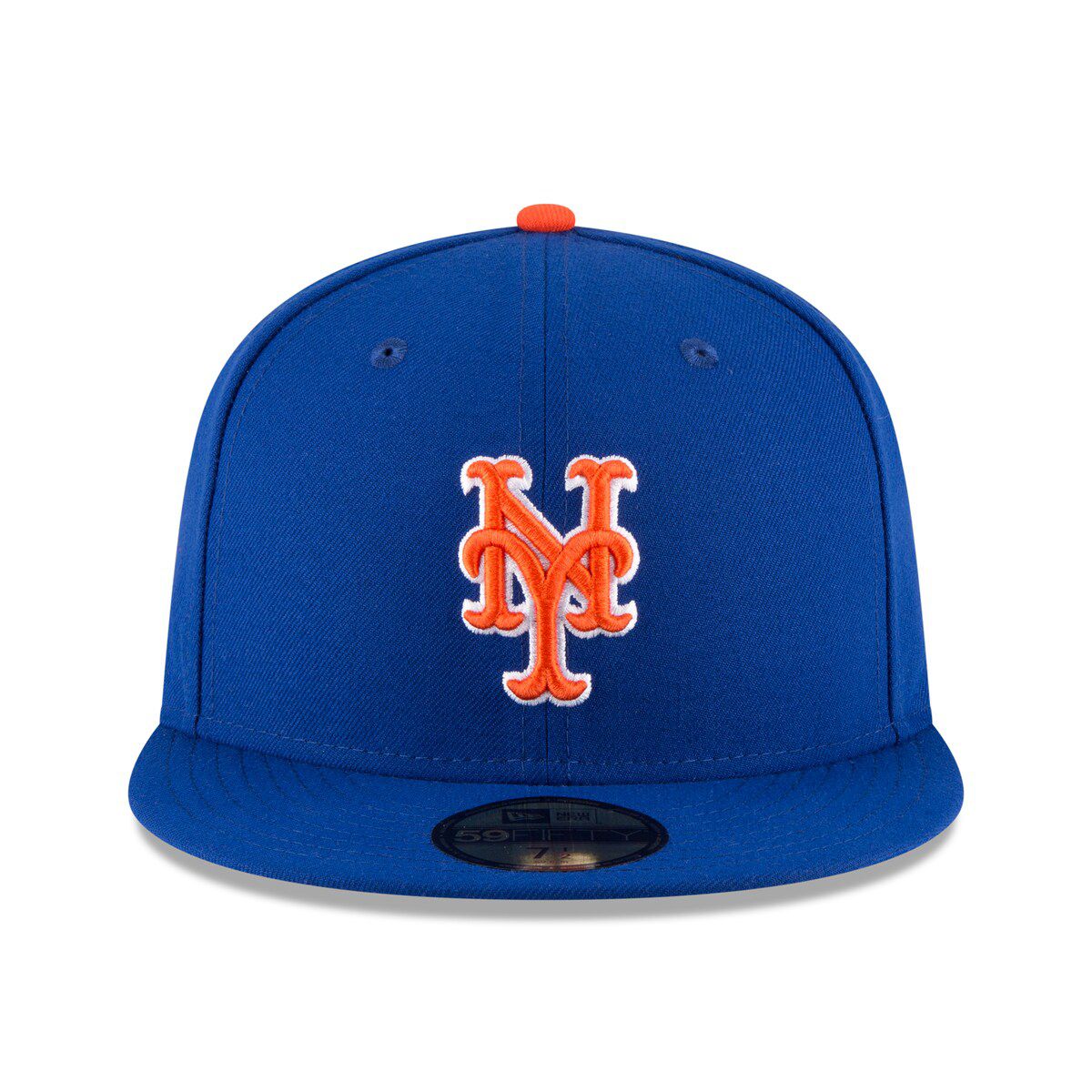 MLB Royal/Orange New York Mets Authentic Collection On Field 59FIFTY Fitted Hat