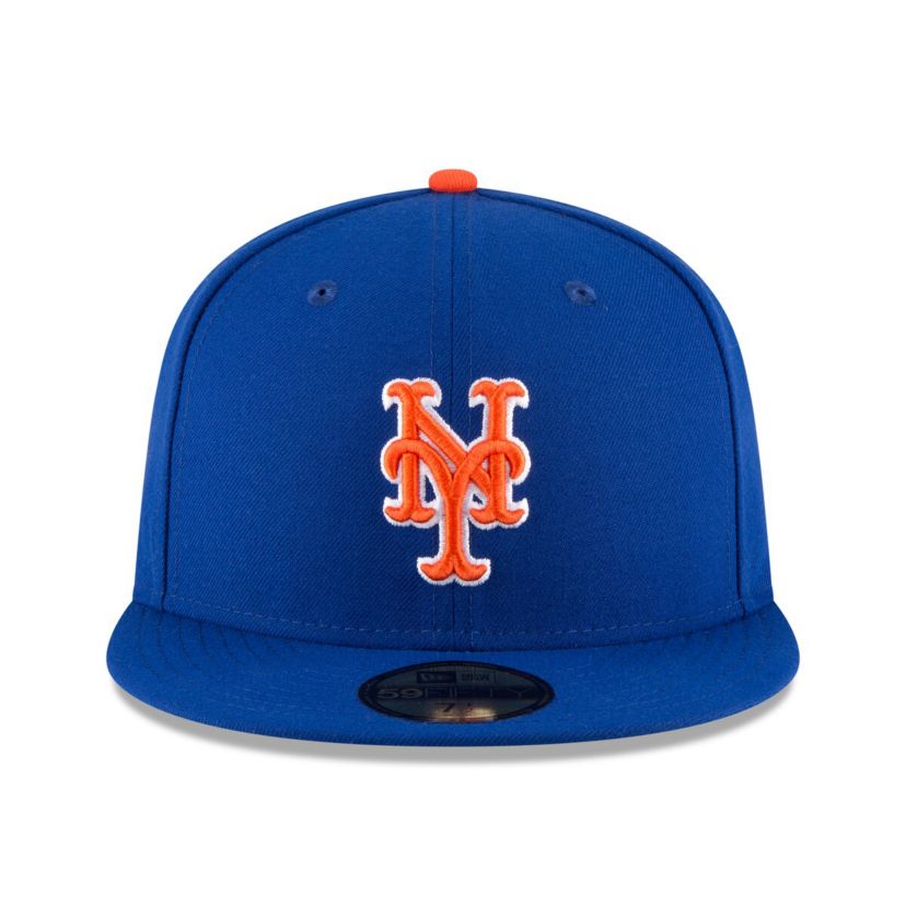 MLB Royal/Orange New York Mets Authentic Collection On Field 59FIFTY Fitted Hat