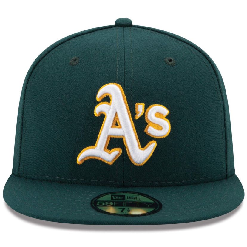 Oakland Athletics MLB Athletics Road Authentic Collection On Field 59FIFTY Performance Fitted Hat