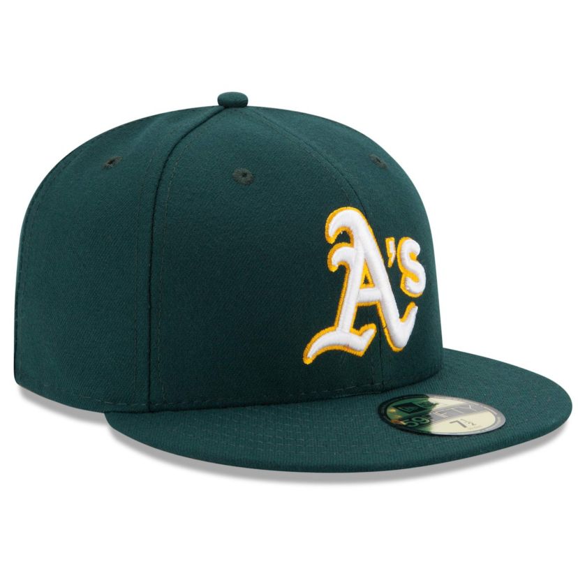 Oakland Athletics MLB Athletics Road Authentic Collection On Field 59FIFTY Performance Fitted Hat