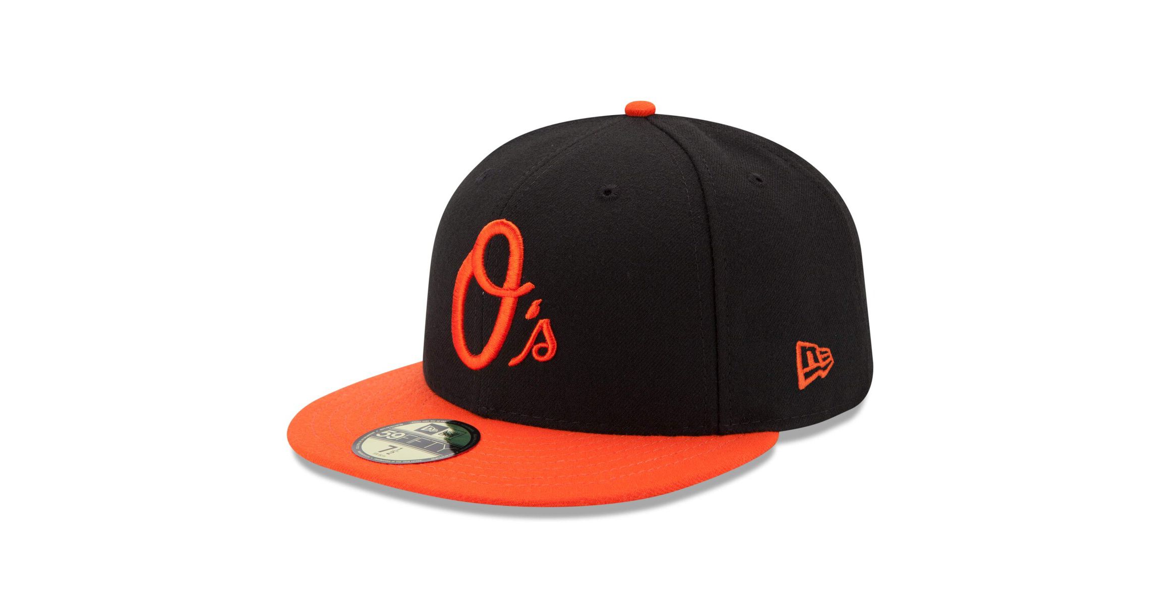 MLB Black/Orange Baltimore Orioles Alternate Authentic Collection On Field 59FIFTY Performance Fitted Hat