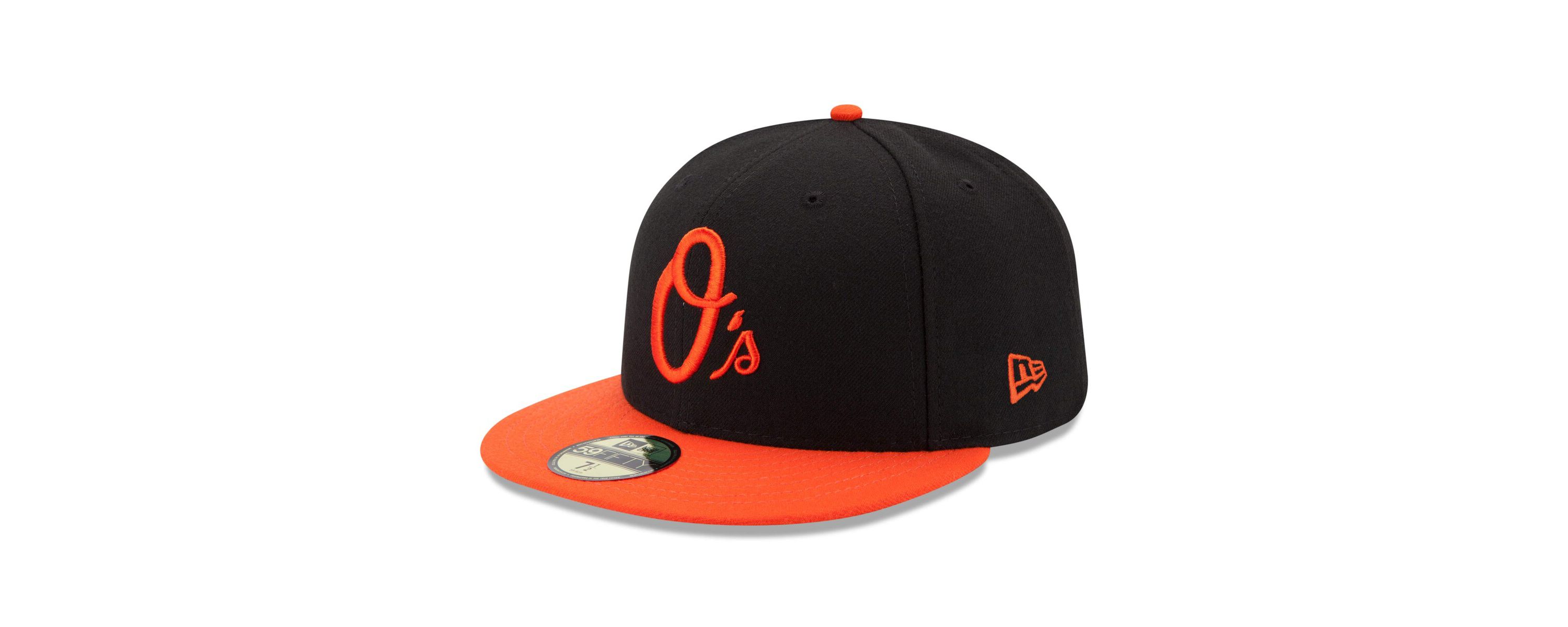MLB Black/Orange Baltimore Orioles Alternate Authentic Collection On Field 59FIFTY Performance Fitted Hat