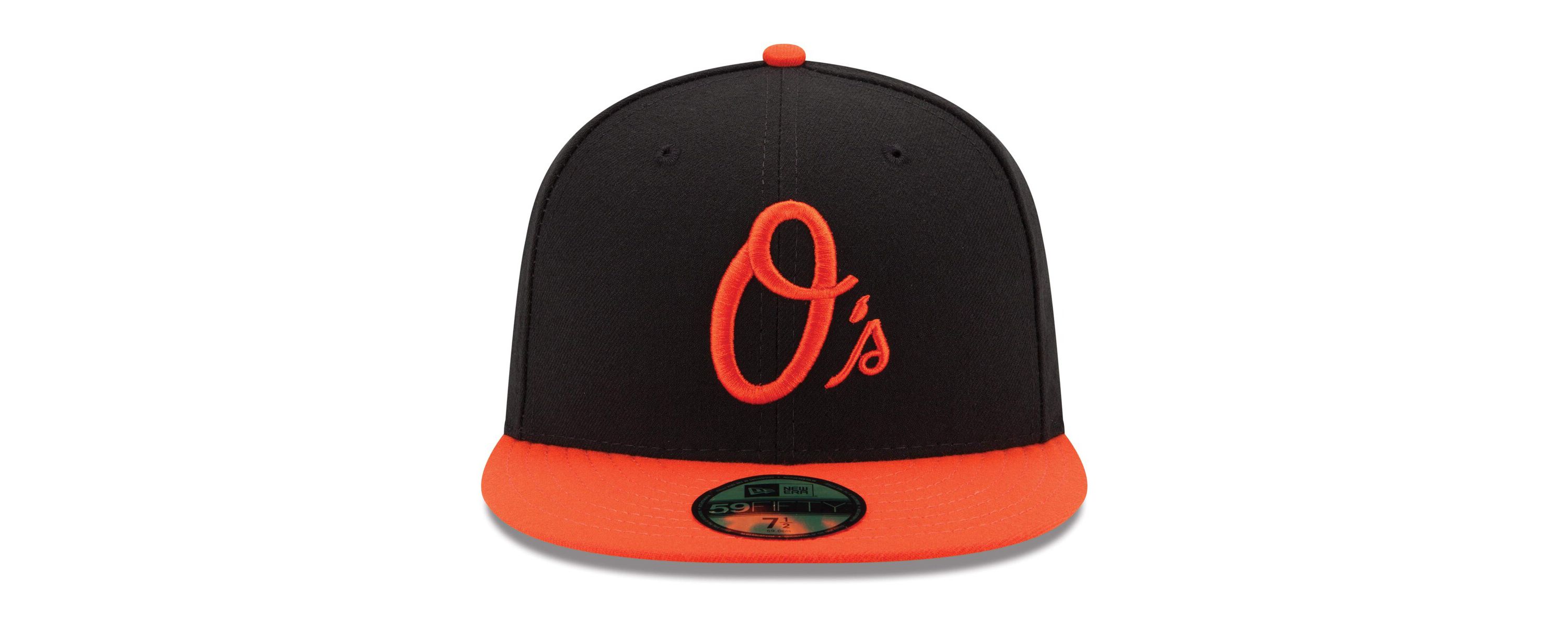 MLB Black/Orange Baltimore Orioles Alternate Authentic Collection On Field 59FIFTY Performance Fitted Hat