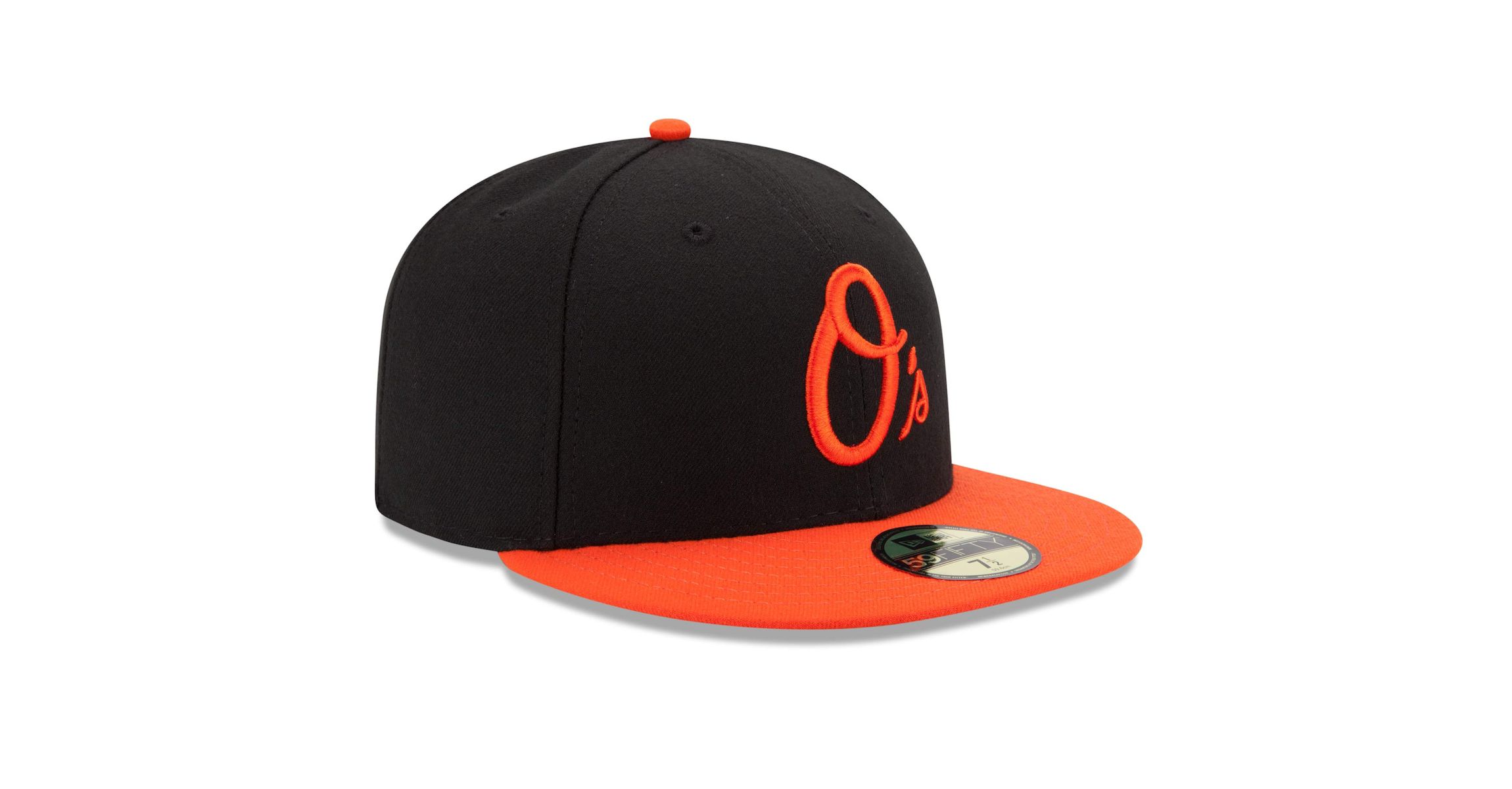 MLB Black/Orange Baltimore Orioles Alternate Authentic Collection On Field 59FIFTY Performance Fitted Hat