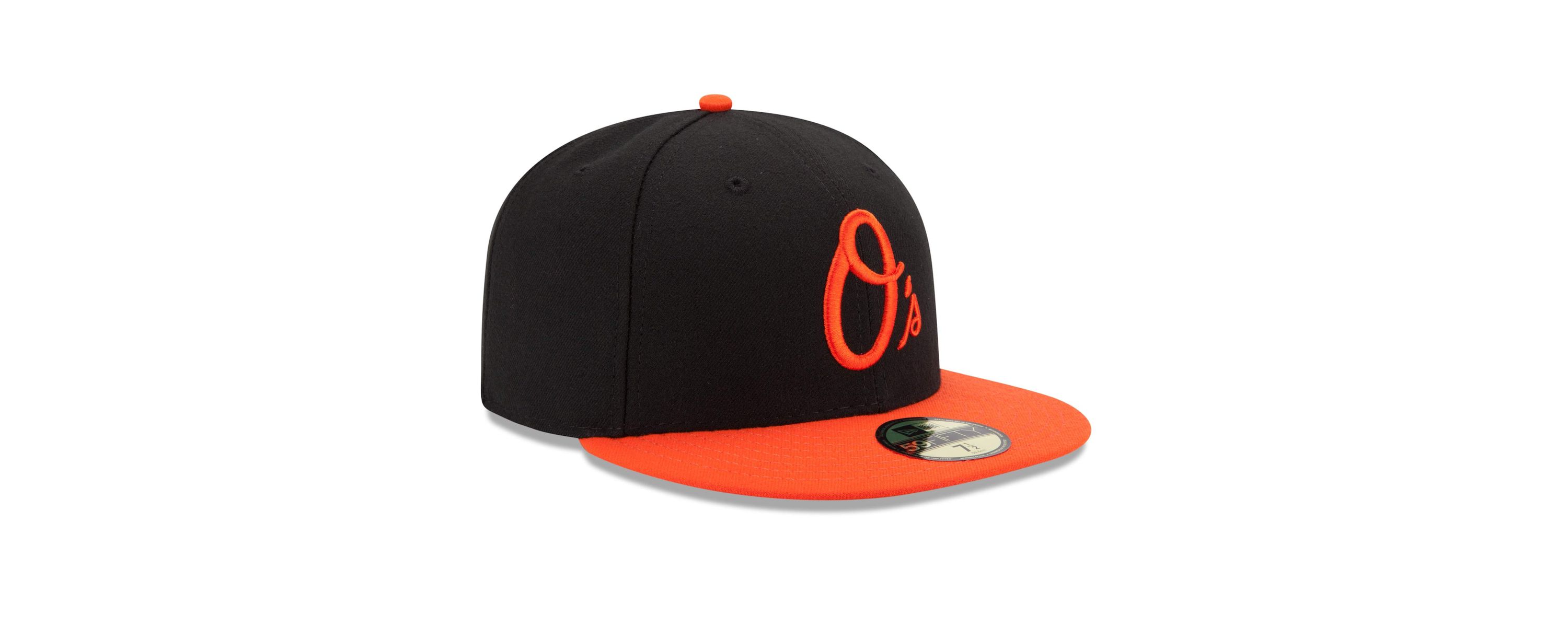 MLB Black/Orange Baltimore Orioles Alternate Authentic Collection On Field 59FIFTY Performance Fitted Hat