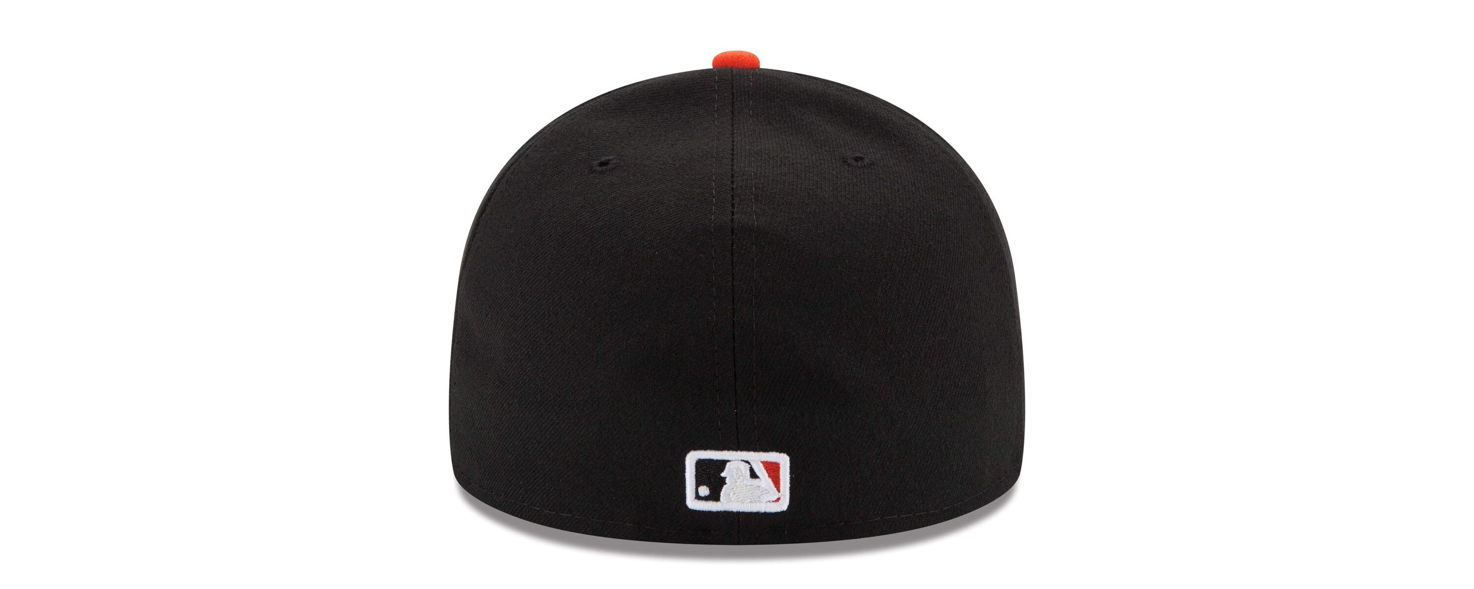 MLB Black/Orange Baltimore Orioles Alternate Authentic Collection On Field 59FIFTY Performance Fitted Hat