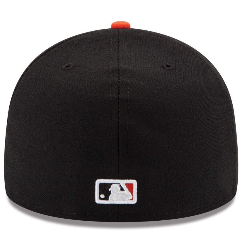 MLB White/Orange Baltimore Orioles Home Authentic Collection On-Field 59FIFTY Fitted Hat