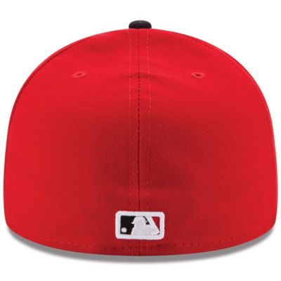 MLB Red/Black Cincinnati Reds Road Authentic Collection On-Field 59FIFTY Fitted Hat