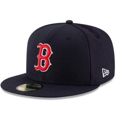 New Era Men's Boston Red Sox MLB Boston Sox Game Authentic Collection On-Field 59FIFTY Fitted Hat, Navy Blue, 7 5/8