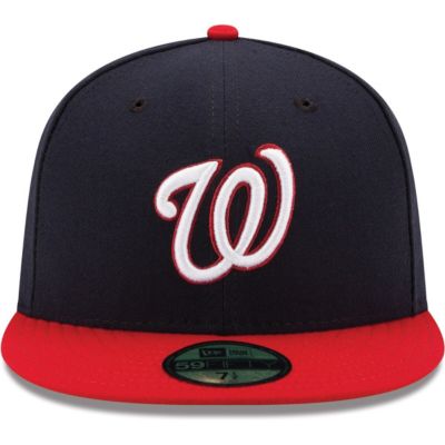 MLB Navy/Red Washington Nationals Alternate Authentic Collection On-Field 59FIFTY Fitted Hat