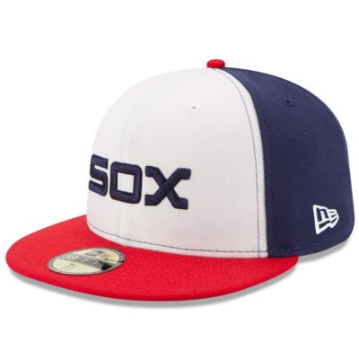 Chicago White Sox MLB White/Red Authentic Collection On-Field 59FIFTY Fitted Hat