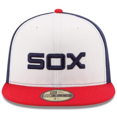 Chicago White Sox MLB White/Red Authentic Collection On-Field 59FIFTY Fitted Hat
