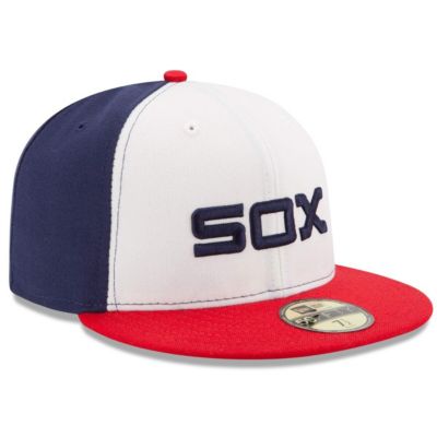 Chicago White Sox MLB White/Red Authentic Collection On-Field 59FIFTY Fitted Hat