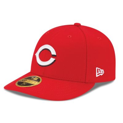 New Era Men's MLB Cincinnati Reds Authentic Collection On Field Low Home 59FIFTY Fitted Hat