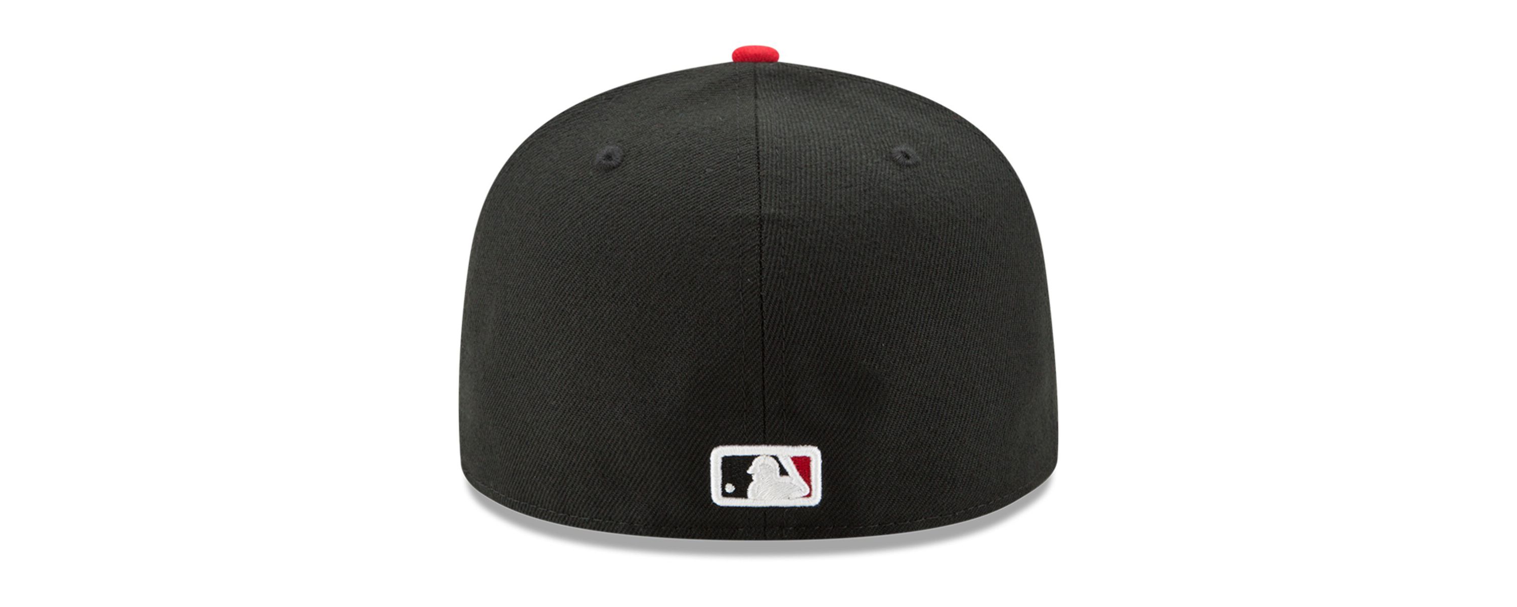 MLB Black/Red Cincinnati Reds Road Authentic Collection On-Field 59FIFTY Fitted Hat