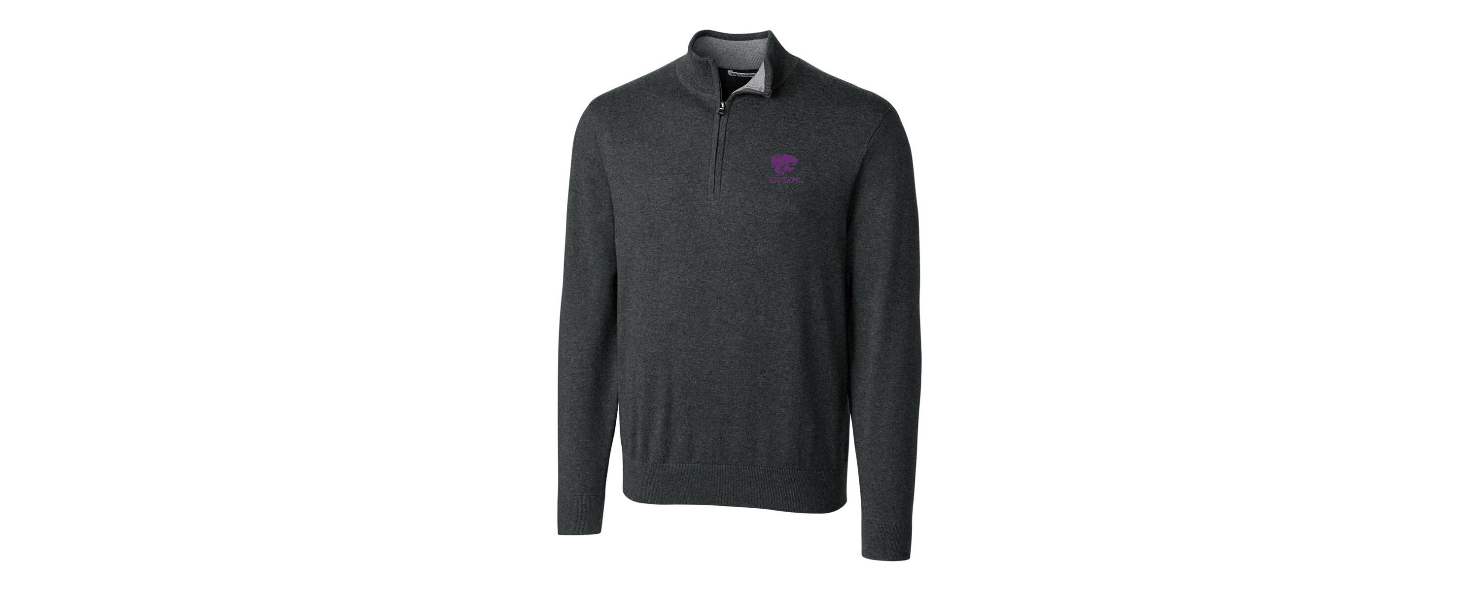 NCAA Kansas State Wildcats Big & Tall Lakemont Half-Zip Jacket
