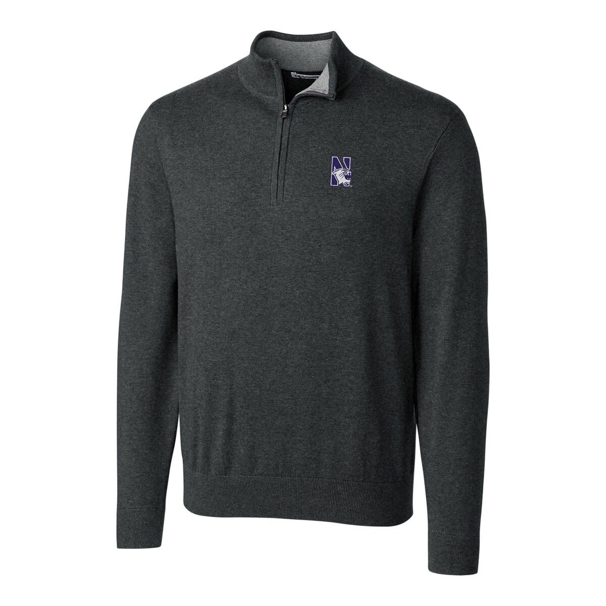 NCAA Northwestern Wildcats Big & Tall Lakemont Half-Zip Jacket