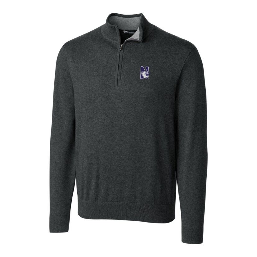 NCAA Northwestern Wildcats Big & Tall Lakemont Half-Zip Jacket