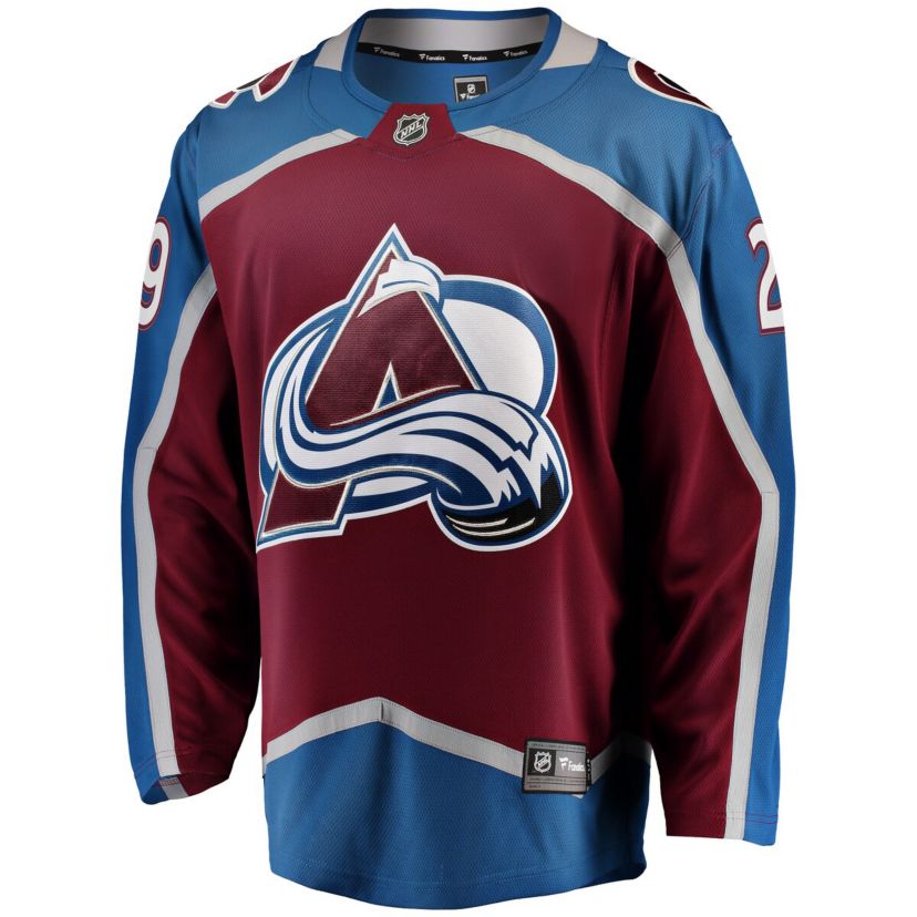 NHL Fanatics Nathan MacKinnon Colorado Avalanche Home Breakaway Jersey