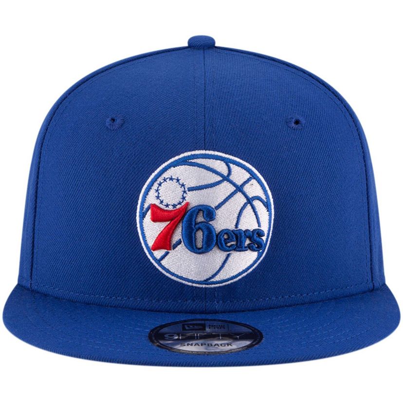 NBA Philadelphia 76ers Official Team Color 9FIFTY Snapback Hat