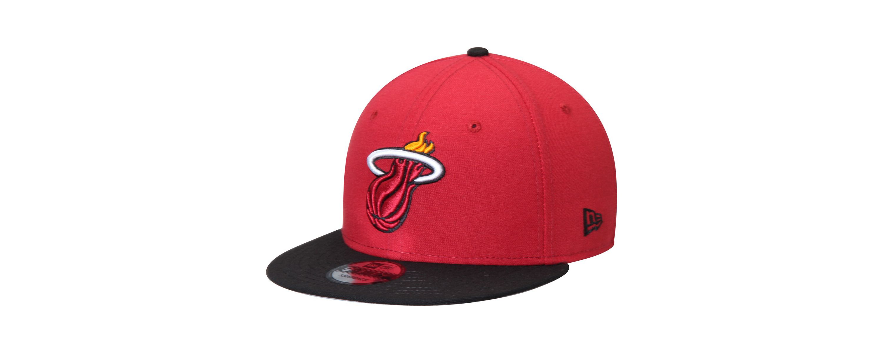 NBA Red/Black Miami Heat 2-Tone 9FIFTY Adjustable Snapback Hat