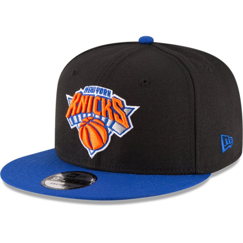 NBA Black/Blue New York Knicks 2-Tone 9FIFTY Adjustable Snapback Hat